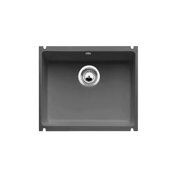 Zlewozmywak Blanco SUBLINE 500-U ceramiczny z korkiem automatycznym bazaltowy 516975